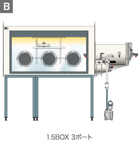 グローブボックス 1.5BOX 3ポート