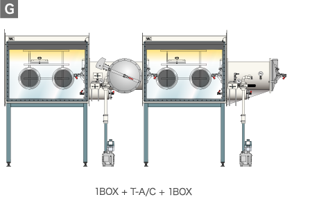 グローブボックス 1BOX + T-A/C + 1BOX