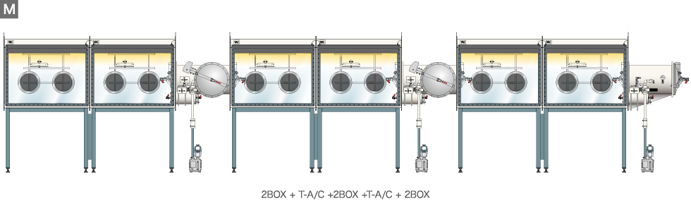 グローブボックス 2BOX + T-A/C +2BOX +T-A/C + 2BOX