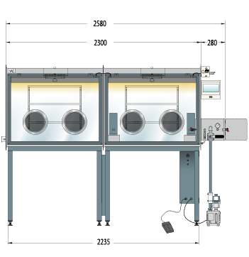 グローブボックス　2BOXタイプ